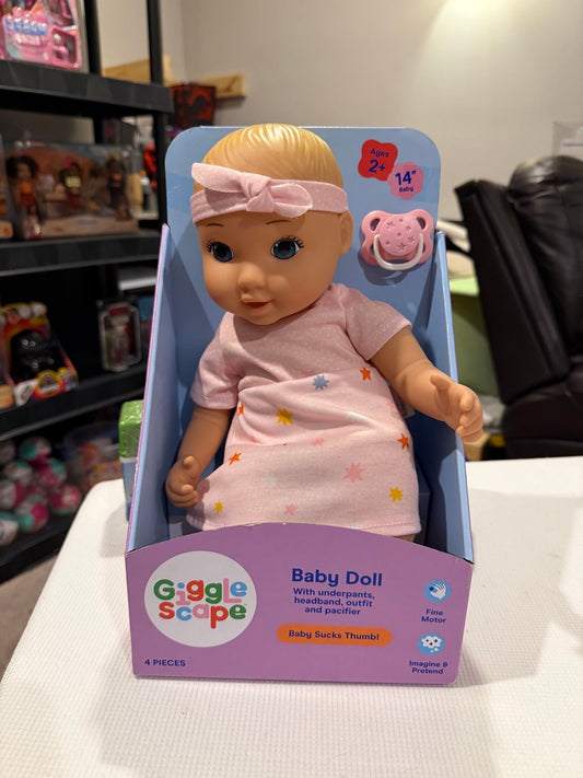 Giggle Scape Baby Doll Blonde Hair