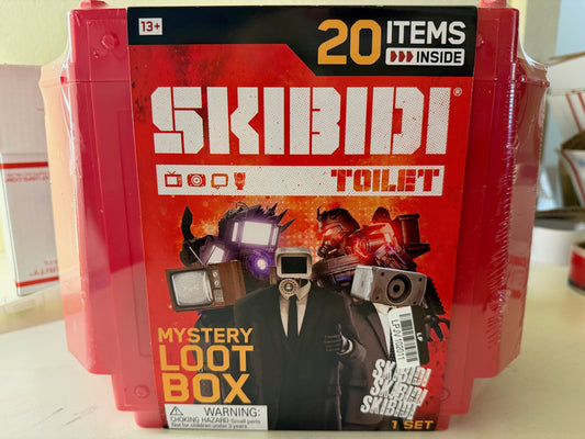 Skibidi Toilet Mystery Loot Box with 20 Surprise Items