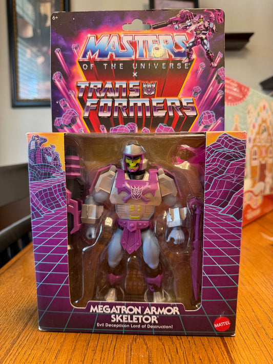 Masters of the Universe x Transformers Megatron Armor Skeletor Figure